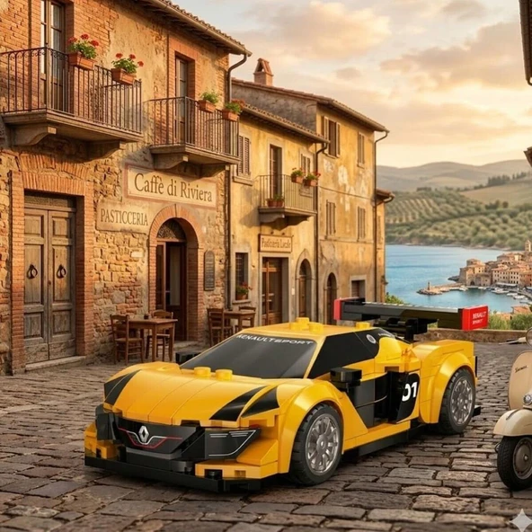 C51094W CADA RENAULT SPORT RS 0101 294 PARÇA BLOCK OYUNCAK ürün görseli 1