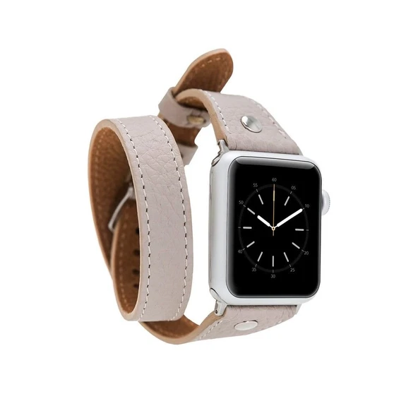 Apple Watch Uyumlu Deri Kordon 38-40-41mm Slim DTST ERC3 ürün görseli 1