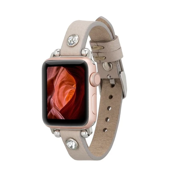 Apple Watch Uyumlu Deri Kordon Visby 38-40-41mm ERC3 ürün görseli 1