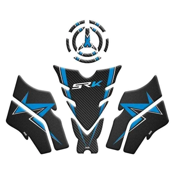 Rks Srk 125 S 2024 - 2025 Uyumlu Tank Pad Set 003 ürün görseli 1