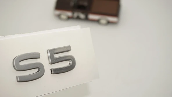 DK Tuning S5 2025+ Bagaj Gümüş Yazı Logo Arma Audi İle Uyumlu ürün görseli 1