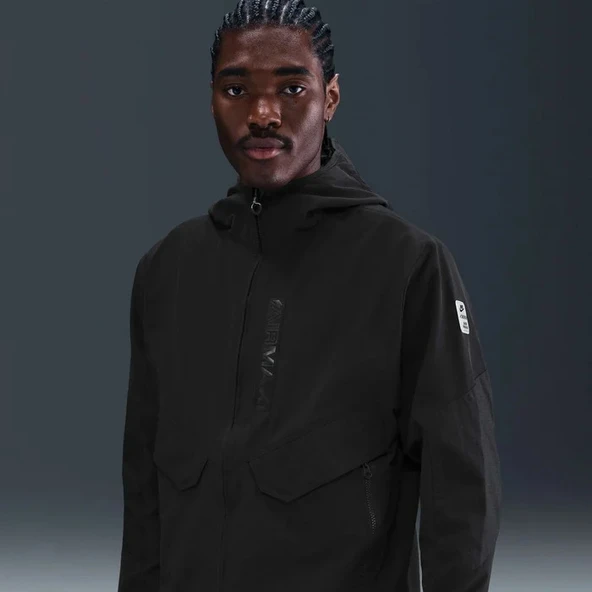 Nike Erkek Siyah Air MaX  Jacket Esnek Dokuma Spor Ceket | ürün görseli 1