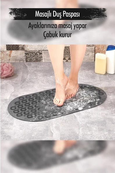 Silikon Masajlı Duş Paspası ürün görseli 1