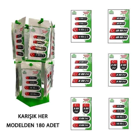 Kan Grubu Set 120 Li Damla Logo ürün görseli 1