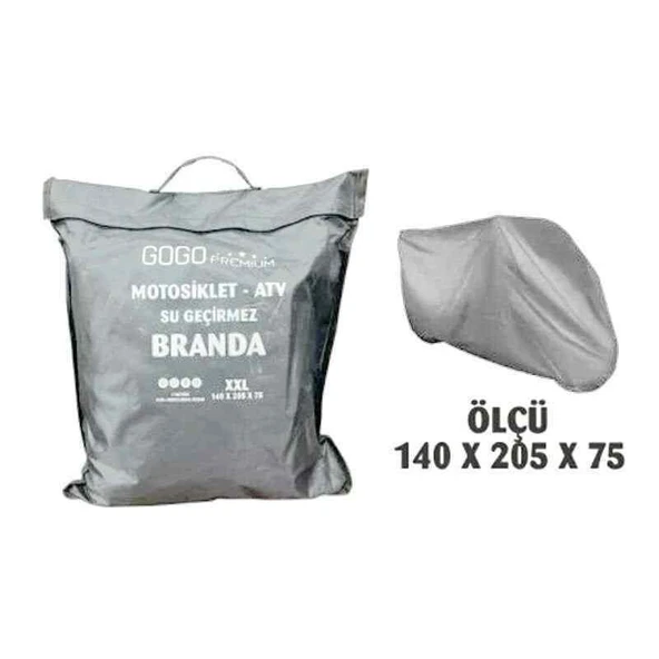 Su Geçirmez Kalın Branda Gri ürün görseli 1