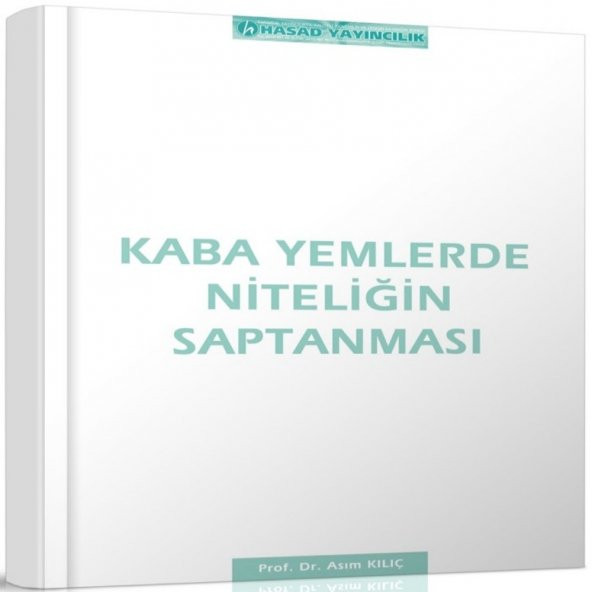 Kaba Yemlerde Niteliğin Saptanması Kitabı ürün görseli 1