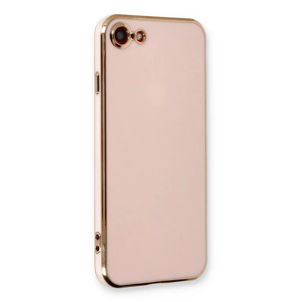 Apple İphone 7 Kılıf Volet Silikon - Pembe ürün görseli 1