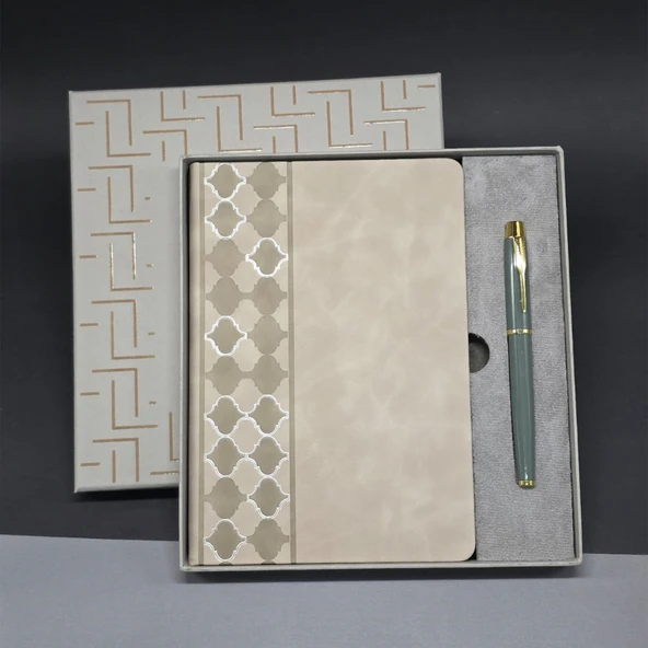 Deri Defter Ve Kalem Set ürün görseli 1