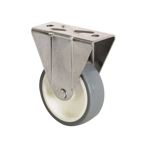 Sabit Teker - 22x75 - Beyaz/Gri HKS260 - 1 Adet ürün görseli 1