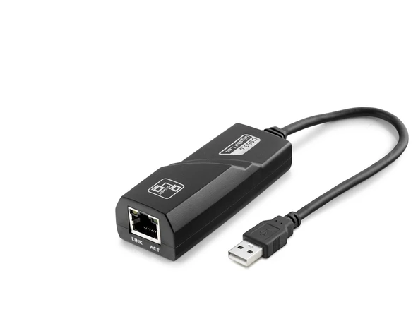 Usb 2.0 Ethernet Adaptör 10/100 Mbps - Siyah HDX5274 ürün görseli 1