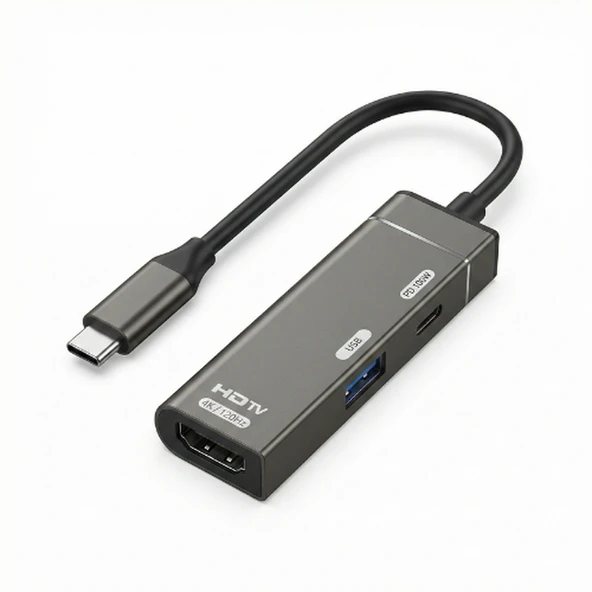 Type-C To Hdmi 4K Type-C Usb Çevirici ZR1209 ürün görseli 1