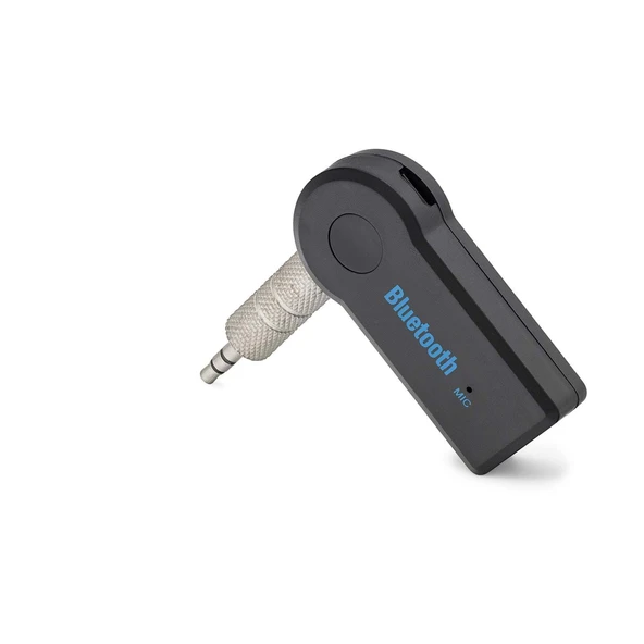 AUX Bluetooth Ses Alıcı Adaptör Handsfree - Siyah HD9001 ürün görseli 1