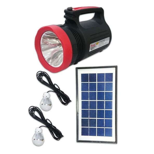 Güneş Enerjili LED Ampul Fener Taşınabilir Işık WT-315 ürün görseli 1