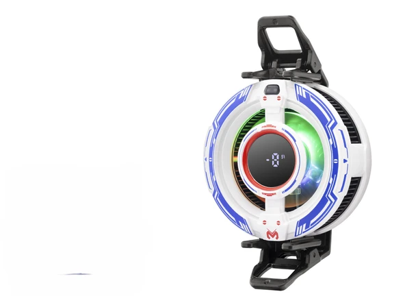 Manyetik Klipsli Telefon Soğutucu Fan Rgb Isı Göstergeli Beyaz CX16 ürün görseli 1