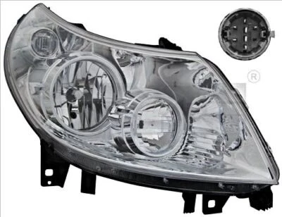 Fiat Ducato 2011-2013 Ön Far Elektrikli Motorlu 7 Pin Li Sol (Oem No: 1606927480) ürün görseli 1