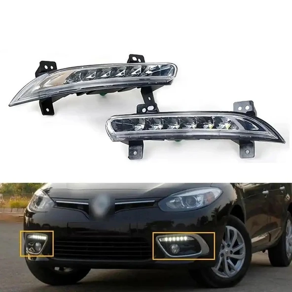 Renault Fluence Gündüz Farı Ledlı Sol 2012- 2016- (Oem No:  266057986R) ürün görseli 1