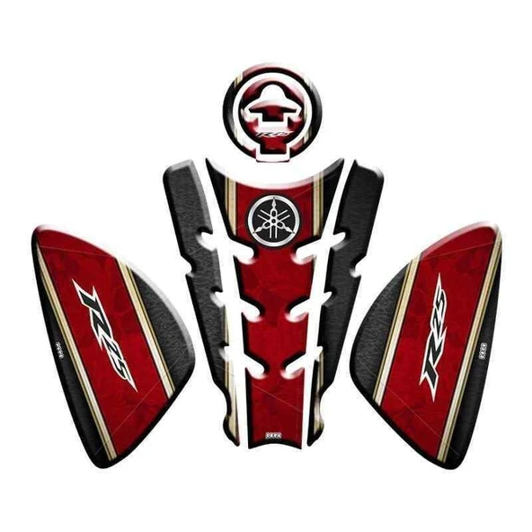 Yamaha R25 2014 - 2018 Uyumlu Tank Pad Set 019 ürün görseli 1