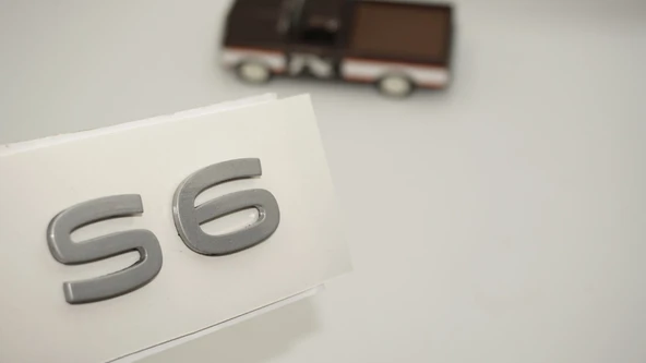 DK Tuning S6 2025+ Bagaj Gümüş Yazı Logo Arma Audi İle Uyumlu ürün görseli 1