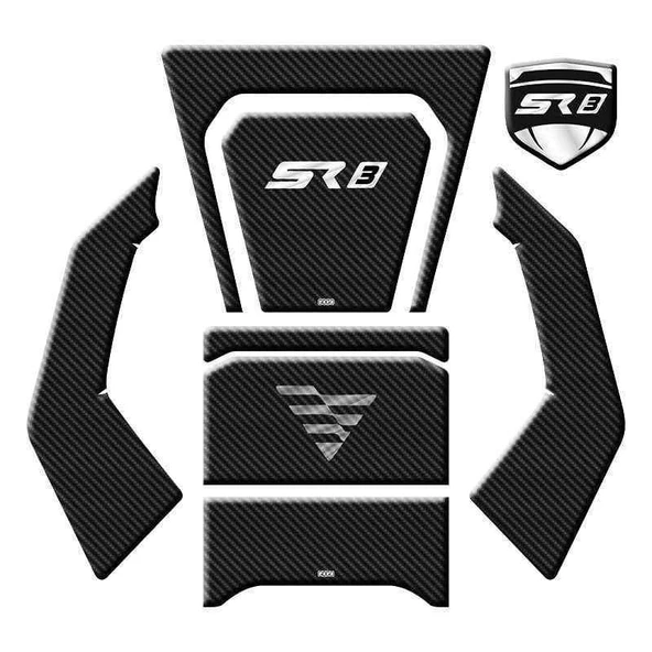 Voge Sr3 2023 - 2025 Uyumlu Tank Pad Set 001 ürün görseli 1
