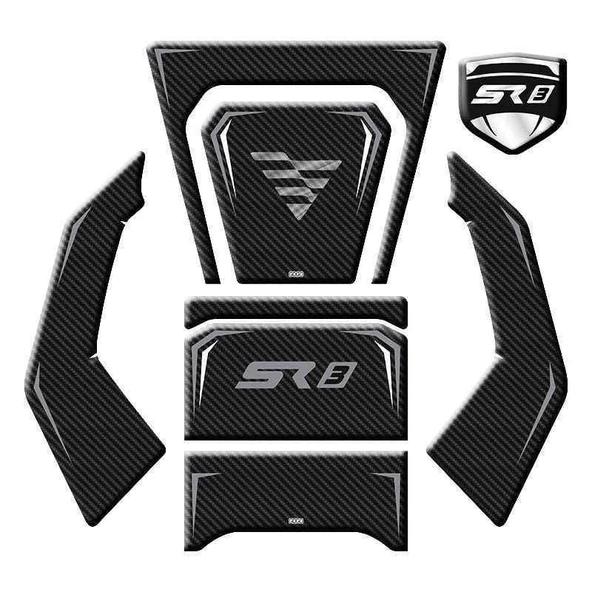 Voge Sr3 2023 - 2025 Uyumlu Tank Pad Set 003 ürün görseli 1