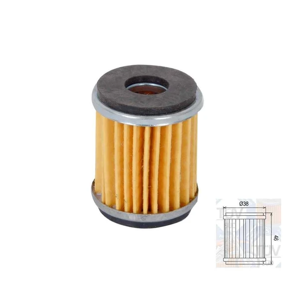 Xmax 125 Yağ Filtresi 38-46-14 Mm ürün görseli 1