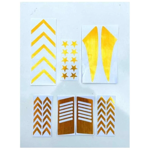 Cg Sticker (Etiket Seti) Gold ürün görseli 1