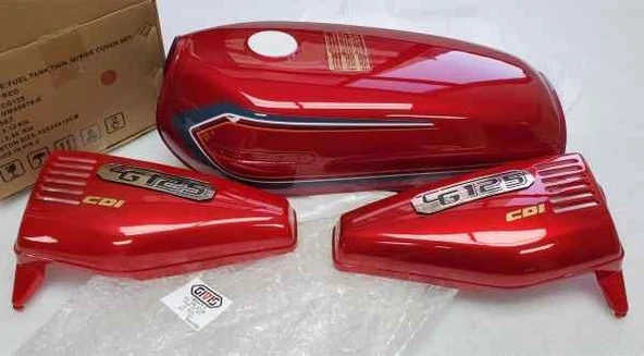 Benzın Depo Kesık + Yan Kapak Set Kırmızı Cg125 ürün görseli 1