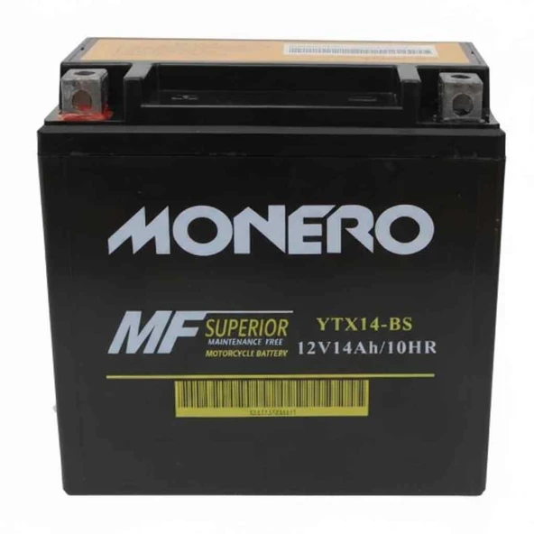 Akü 12V 12Ah Dik Monero 4,4 Kg ürün görseli 1