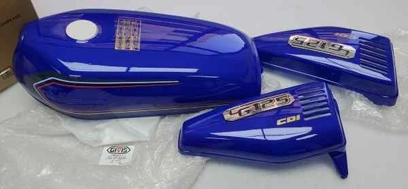 Benzın Depo Kesık + Yan Kapak Set Lacıvert Cg125 ürün görseli 1