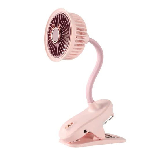 Taşınabilir Mini Klips Bebek Arabası Fanı, Fan Elektrikli Soğutma Hava Sirkülatöründe 360 Derece Dönebilen Klips ürün görseli 1
