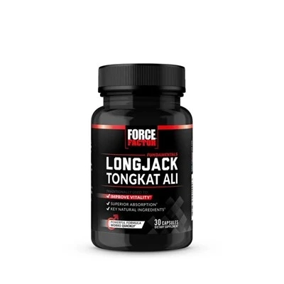 Force Factor LongJack Tongkat Ali 30 Kapsül ürün görseli 1