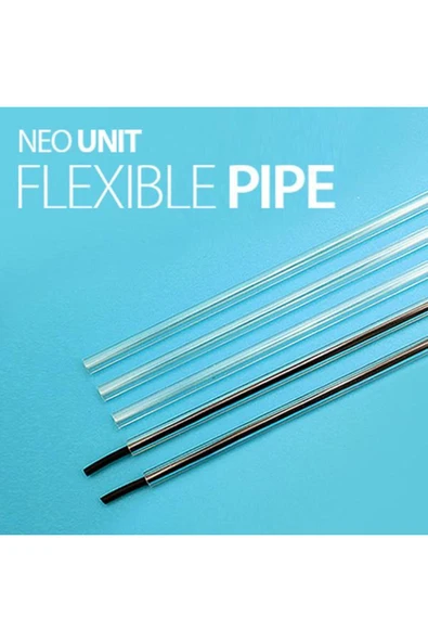 Aquario Neo Flexible Pipe 50cm Cam Boru ürün görseli 1