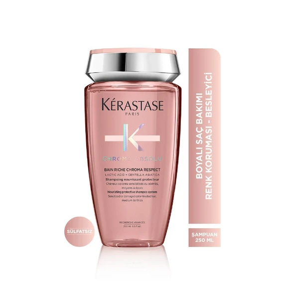 Kerastase-bain Riche Chroma Respect-hasar Görmüş Boyalı Saçlar Için Şampuan 250ml ürün görseli 1