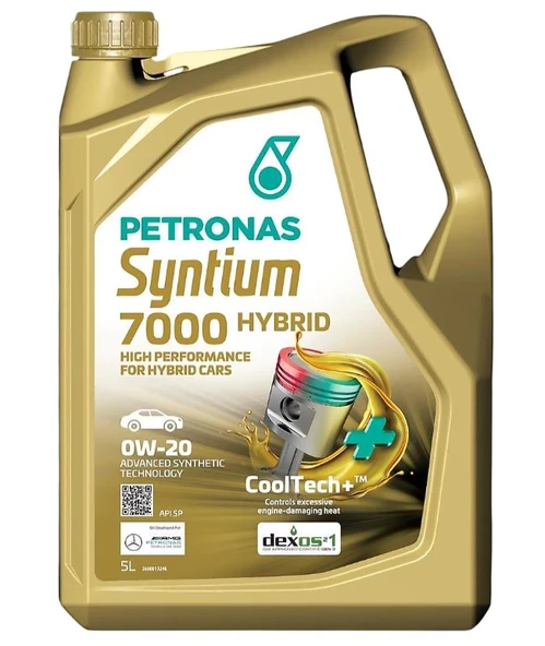 PETRONAS SYNTIUM 7000 0W20 5L HYBRİT ürün görseli 1