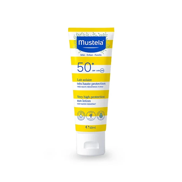 Mustela Çok Yüksek Koruma Faktörlü SPF50+ Güneş Losyonu 40 ml ürün görseli 1