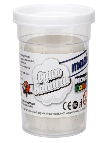 Nova Color Oyun Hamuru 100Gr Beyaz - 4 adet ürün görseli 1