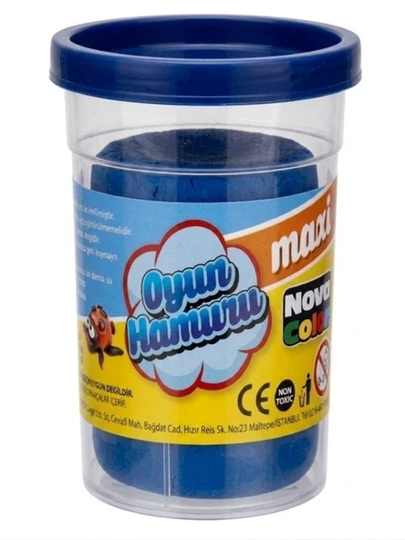 Nova Color Oyun Hamuru 100Gr Mavi - 4 adet ürün görseli 1