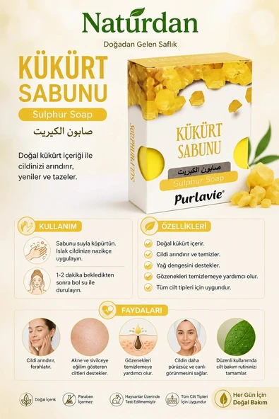 Kükürt sabunu-100g - Resim 2