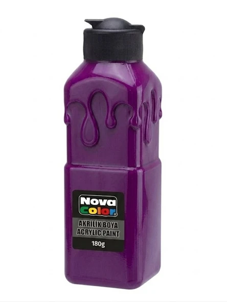 Nova Color Akrilik Boya 180Gr Mor - 3 adet ürün görseli 1