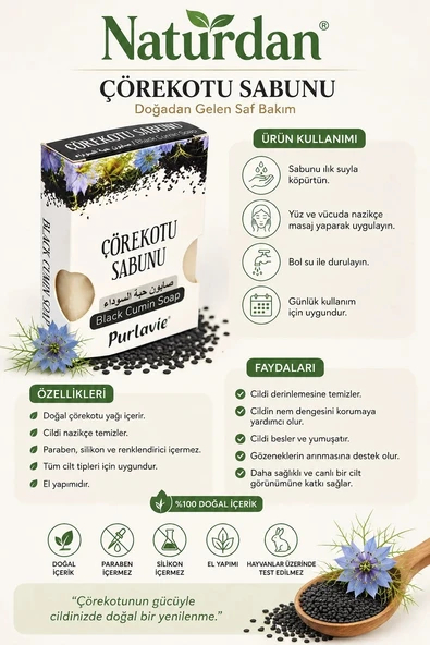 Çörekotlu sabunu-100g - Resim 2