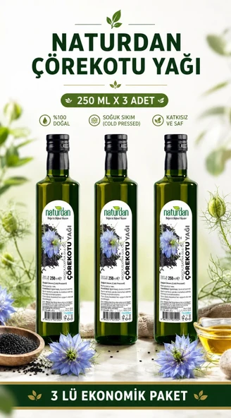 Çörekotu Yağı 250 ml - 3 adet ürün görseli 1