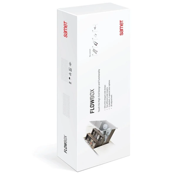 SAMET FLOWBOX 192/18 FR 500 ANTRASIT - Resim 2