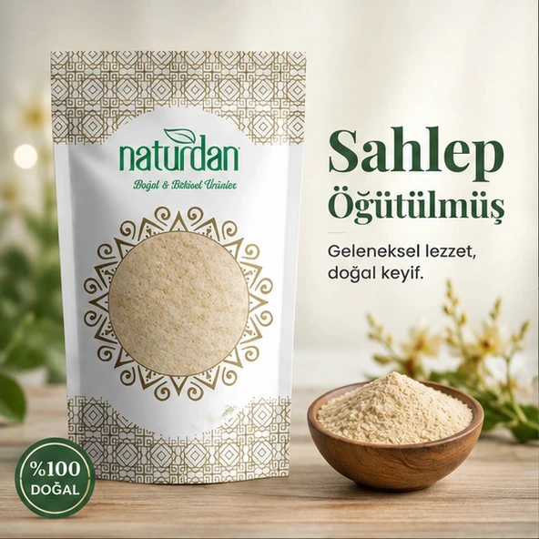 saf sahlep öğütülmüş -50 gr ürün görseli 1