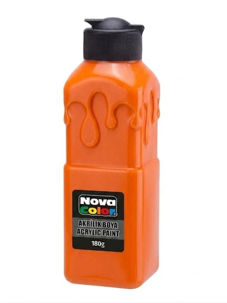 Nova Color Akrilik Boya 180Gr Turuncu ürün görseli 1