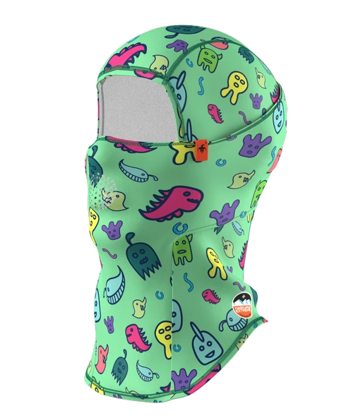 Kids Pro Balaklava Baskılı Su İtici özellikli(DWR) Snowboard Kayak, Motosiklet, Bisiklet Kar Maskesi ürün görseli 1
