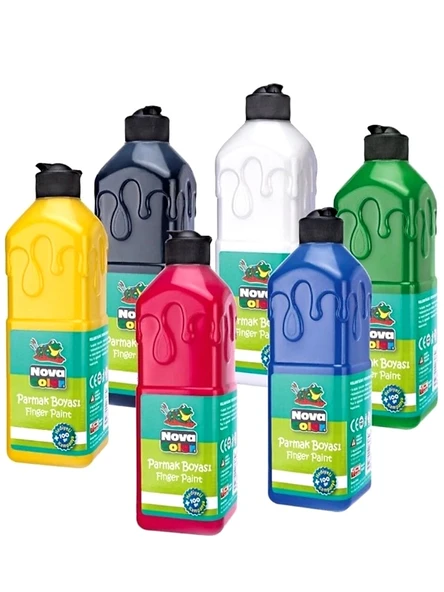 Nova Color Parmak Boyası 180Gr 6Lı ürün görseli 1