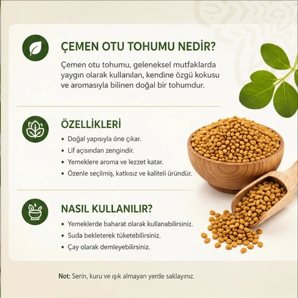 Çemen Otu Tohumu 250 Gr - Resim 3
