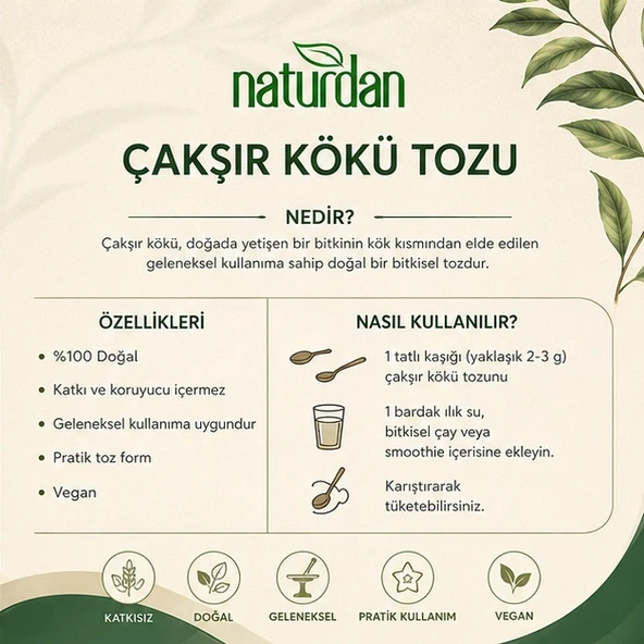 Çakşır Kökü Tozu 1 kg - Resim 3