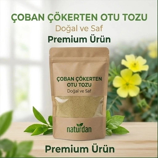 Çoban Çökerten Otu Öğütülmüş Toz 250 gr (Demir Dikeni) ürün görseli 1