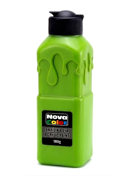 Nova Color Akrilik Boya 180Gr Fıstık Yeşili ürün görseli 1